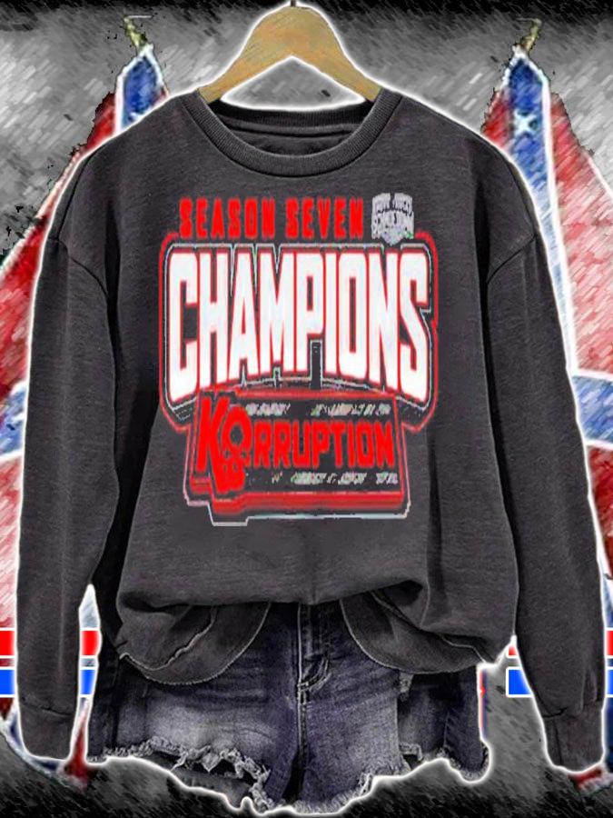 Korruption Season 7 Champions shirt t-shirt sweatshirt