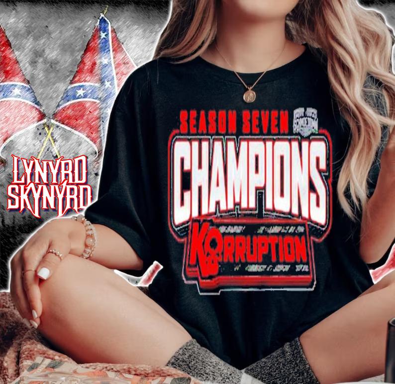 Korruption Season 7 Champions shirt t-shirt woman shirt