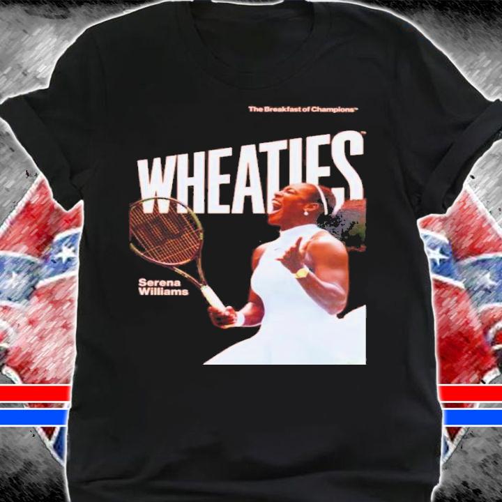 Serena Williams Wheaties Tennis Player Shirt t-shirt shirt