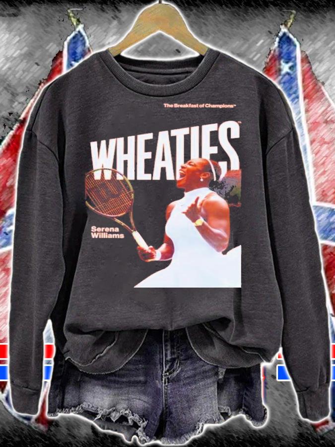 Serena Williams Wheaties Tennis Player Shirt t-shirt sweatshirt
