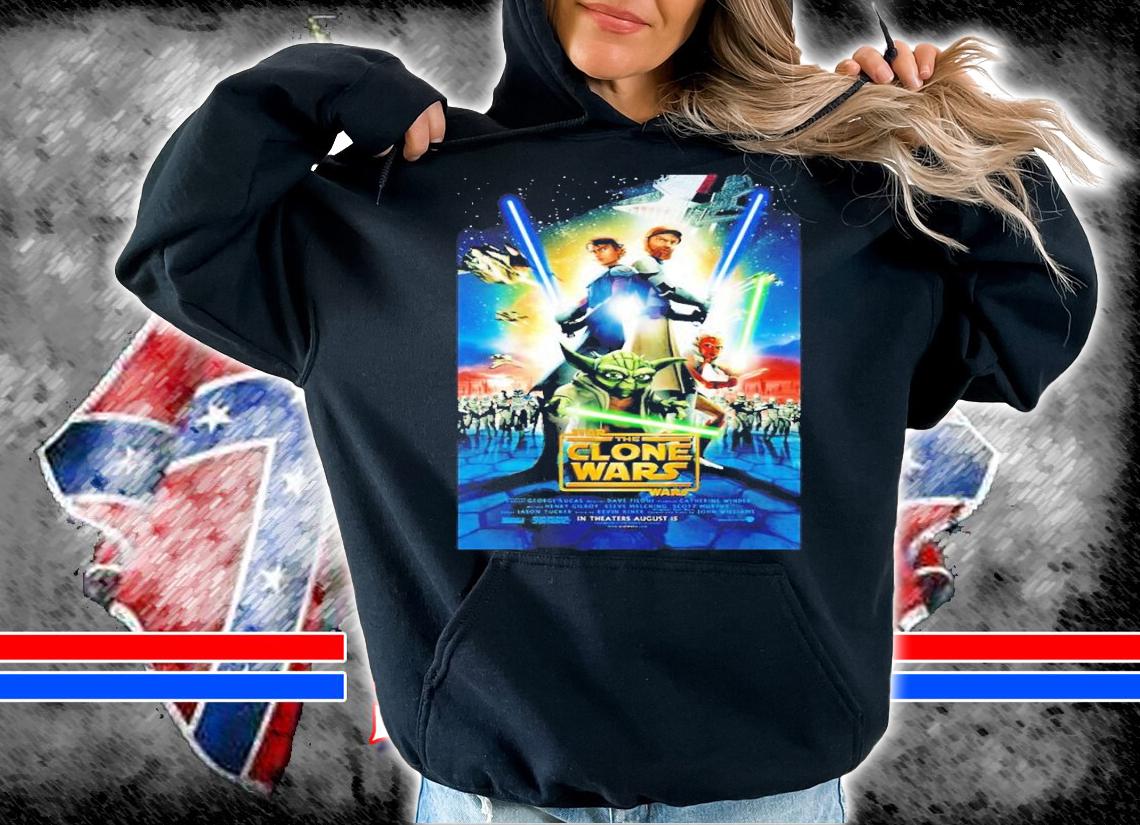 Star Wars The Clone Wars poster shirt t-shirt hoodie