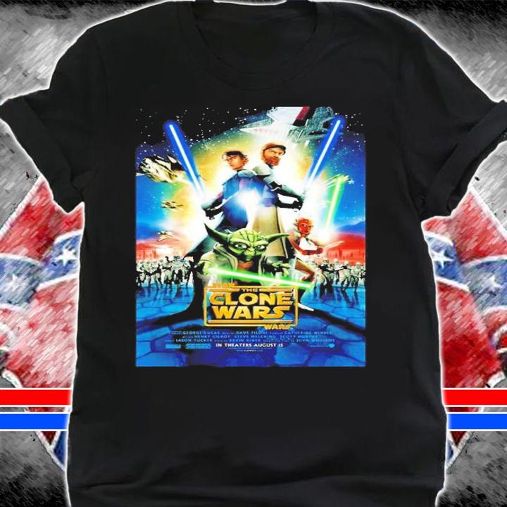 Star Wars The Clone Wars poster shirt t-shirt shirt