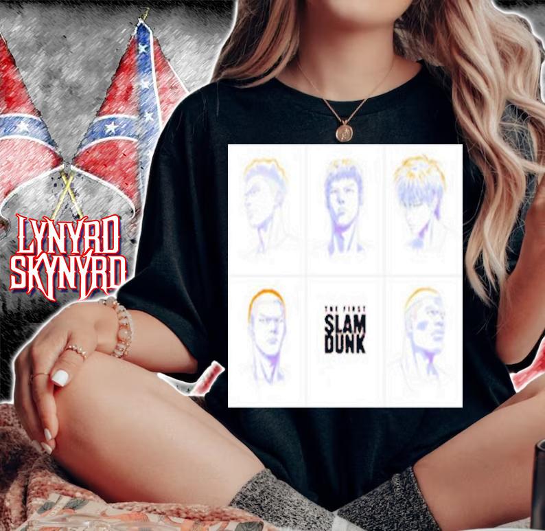 The First Slam Dunk Characters Shirt t-shirt woman shirt