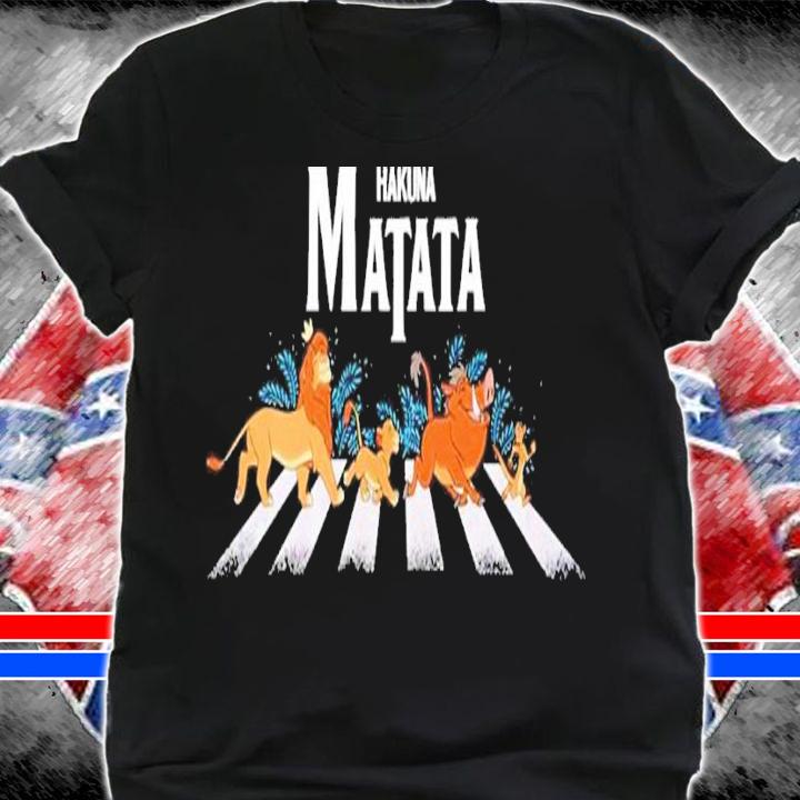 The Lion King Hakuna Matata Abbey Road shirt t-shirt shirt