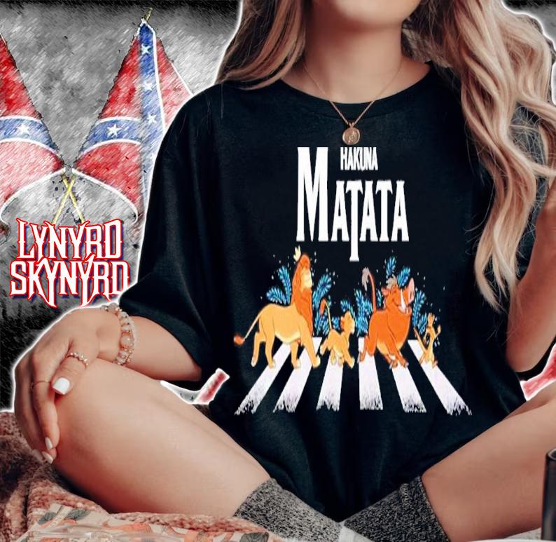 The Lion King Hakuna Matata Abbey Road shirt t-shirt woman shirt