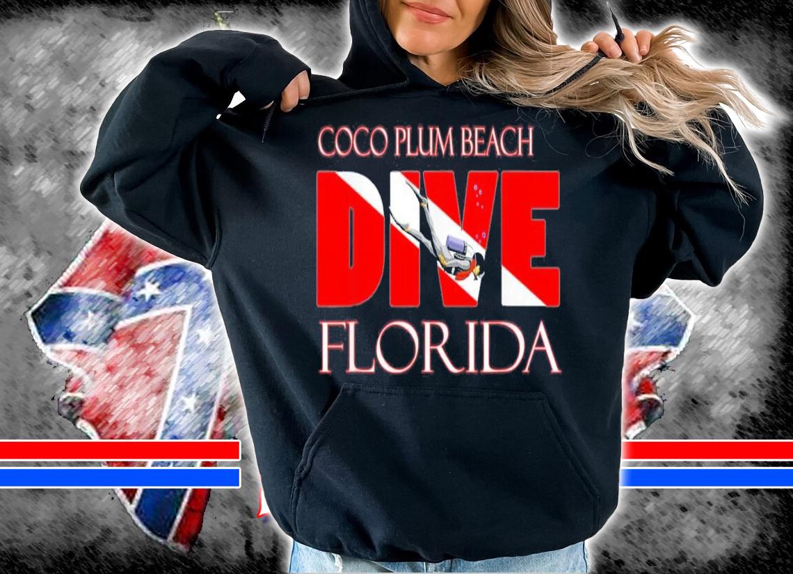 Dive Coco Plum Beach Florida Scuba Diving Snorkeling T-Shirt t-shirt
