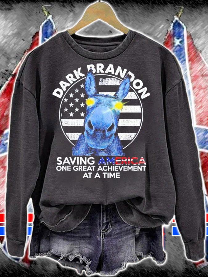 Donkey Dark Brandon Saving America Political Shirt t-shirt sweatshirt