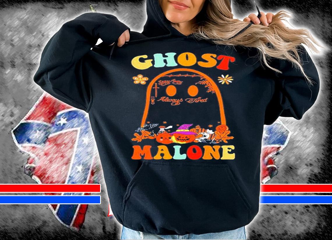 Ghost Malone Fall Season Halloween T-Shirt t-shirt hoodie