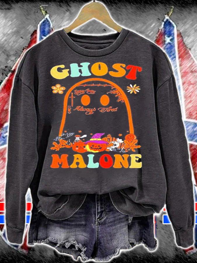 Ghost Malone Fall Season Halloween T-Shirt t-shirt sweatshirt