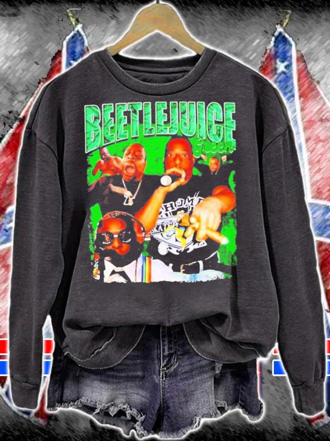 Green For Men And Women For Father Day Halloween Day Than Beetlejuice T-Shirt t-shirt sweatshirt