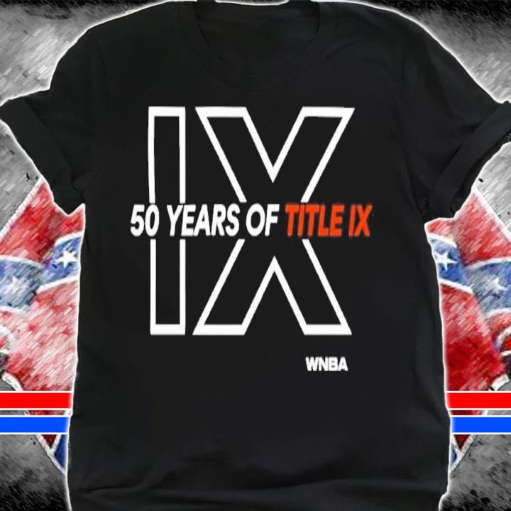 Impact Culture Change 50 Years Of Title IX Shirt t-shirt