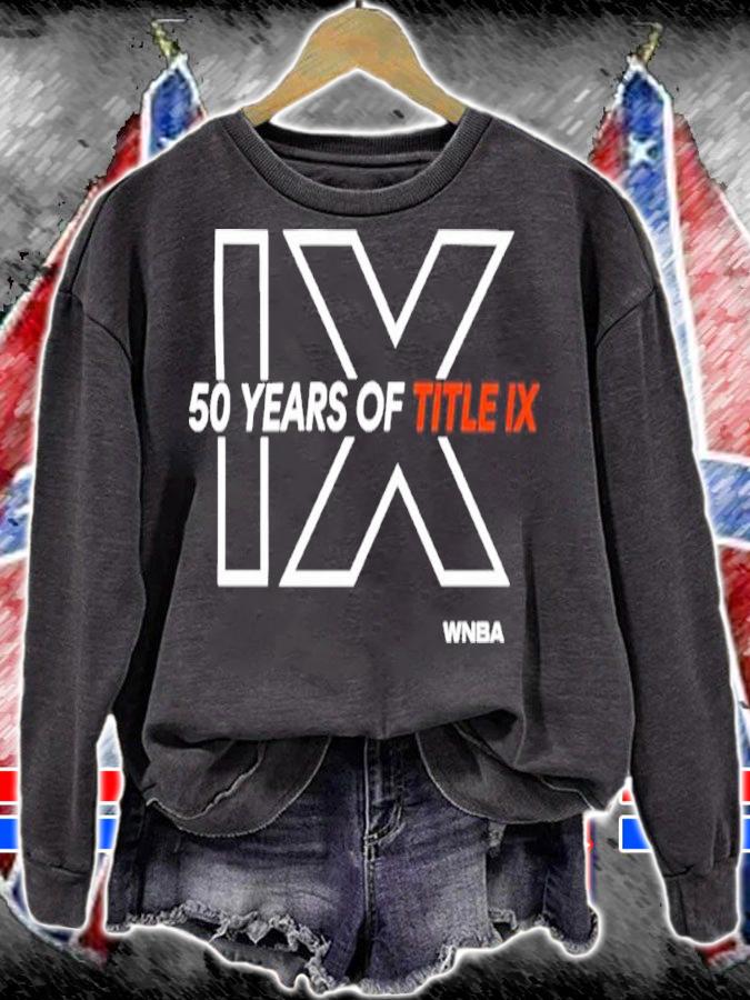 Impact Culture Change 50 Years Of Title IX Shirt t-shirt