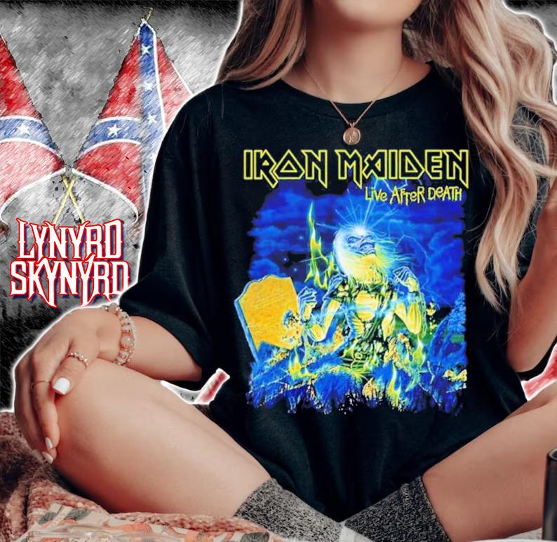 Iron Maiden Live After Death 2022 Tour Shirt t-shirt woman shirt
