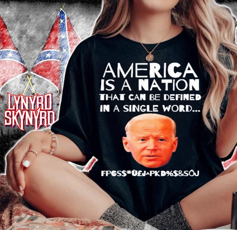 Joe Biden America Is A Nation That Can Be Defined In Single Word Shirt t-shirt woman shirt
