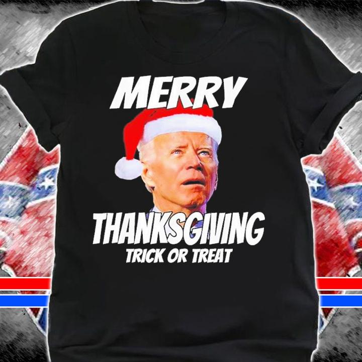 Joe Biden Merry Thanksgiving Trick Or Treat Shirt t-shirt shirt