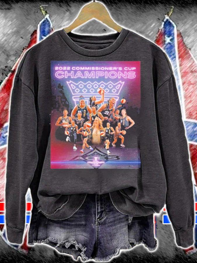 Las Vegas Aces Are 2022 Commissioner's Cup Champions Shirt t-shirt sweatshirt