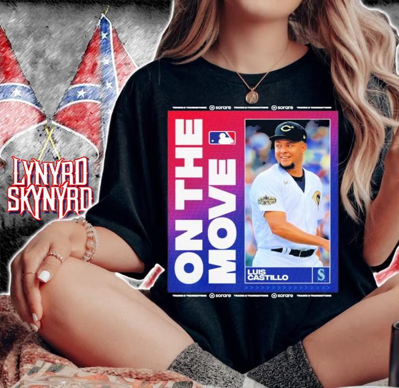 Luis Castillo On The Move Mariners Shirt t-shirt woman shirt