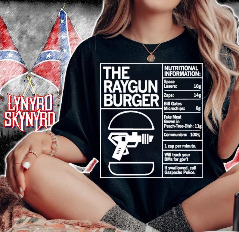 Marjorie Taylor Greene Raygun The Raygun Burger Nutritional Information Gazpacho Police Peach Tree Dish Shirt t-shirt
