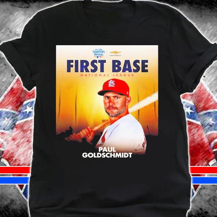 MLB All-Star Starters Reveal 2022 First Base National League Paul Goldschmidt T-Shirt t-shirt shirt