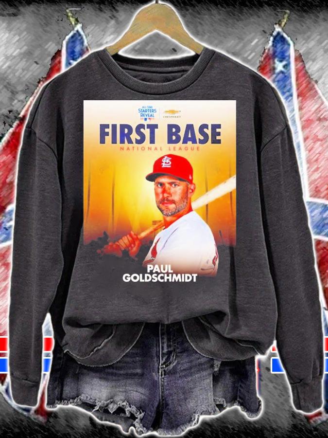 MLB All-Star Starters Reveal 2022 First Base National League Paul Goldschmidt T-Shirt t-shirt sweatshirt