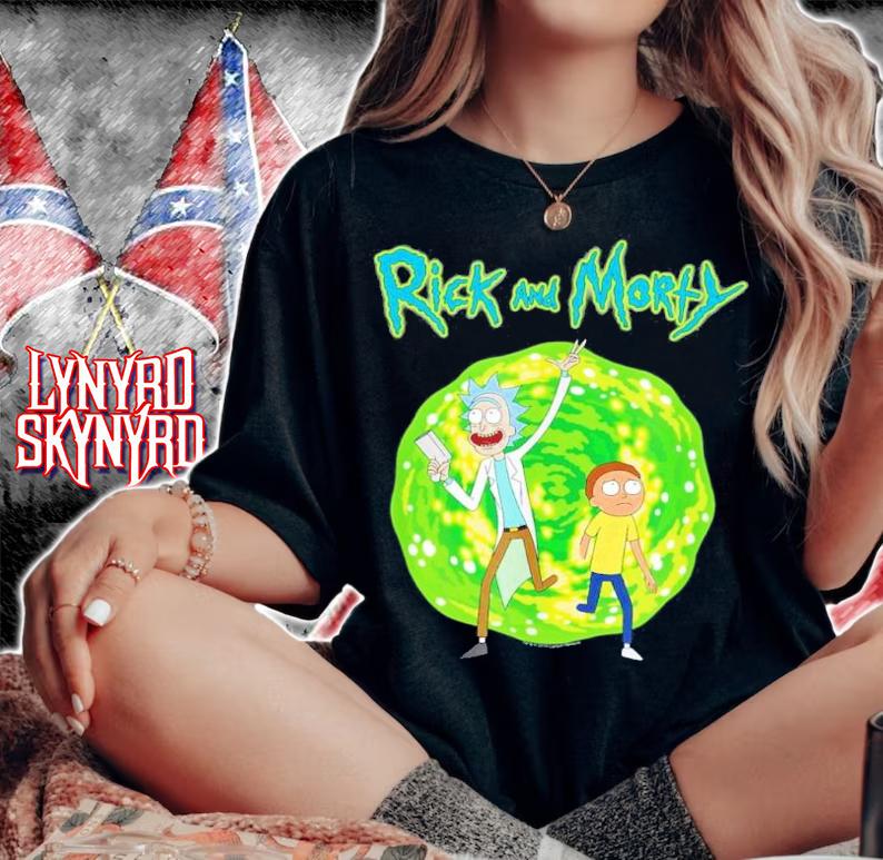 Rick And Morty Dimension Portal Shirt t-shirt woman shirt