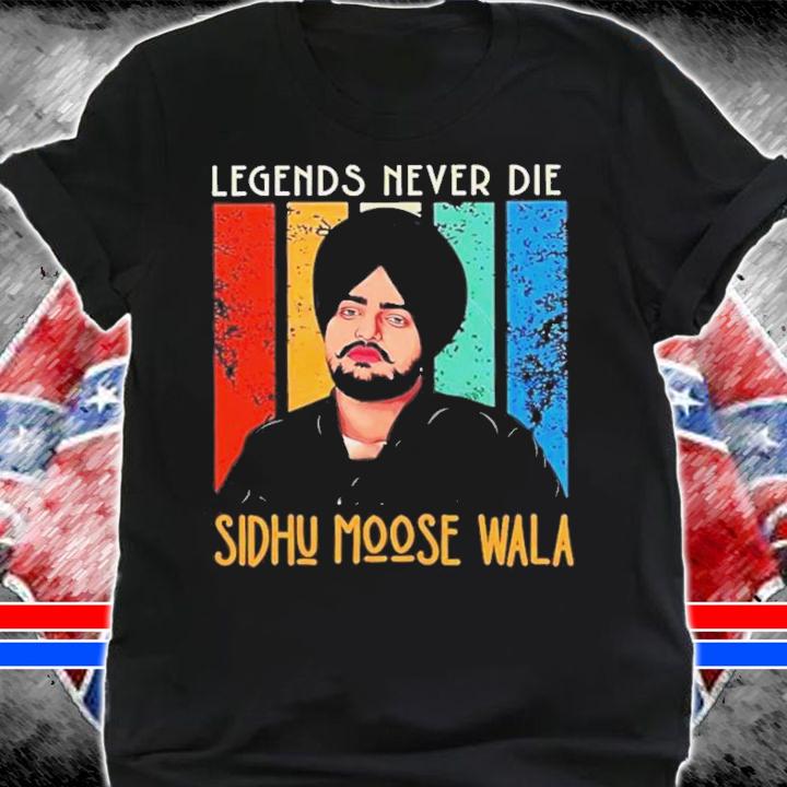 Sidhu Moose Wala Legend Never Die Signatures T-Shirt t-shirt