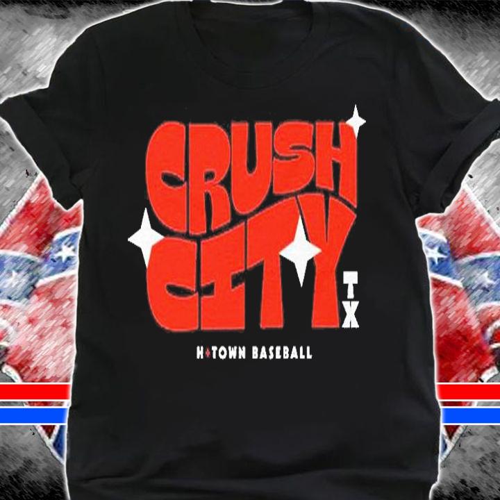 Starry Night Crush City H Town Baseball T-Shirt t-shirt shirt