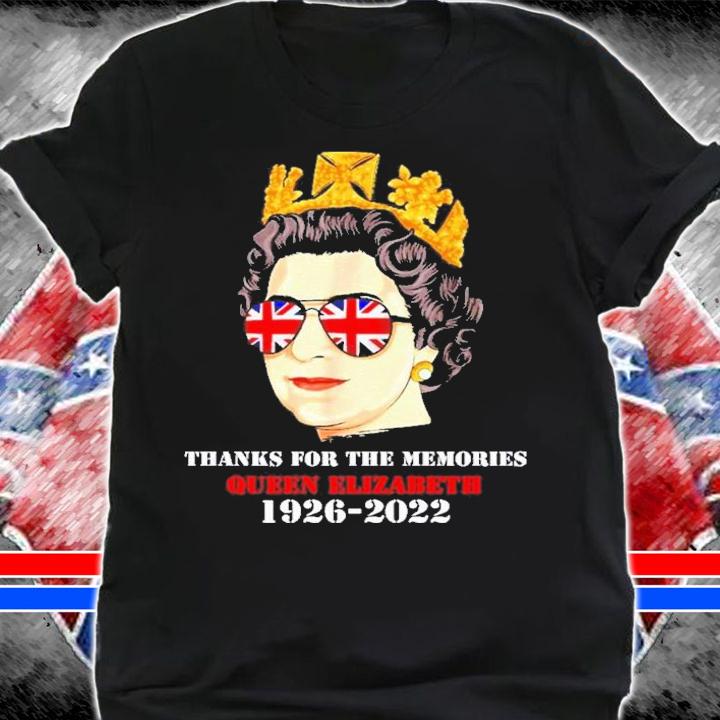 Thank You For The Memories Queen Elizabeth 1926-2022 End Of An Era T-Shirt t-shirt shirt