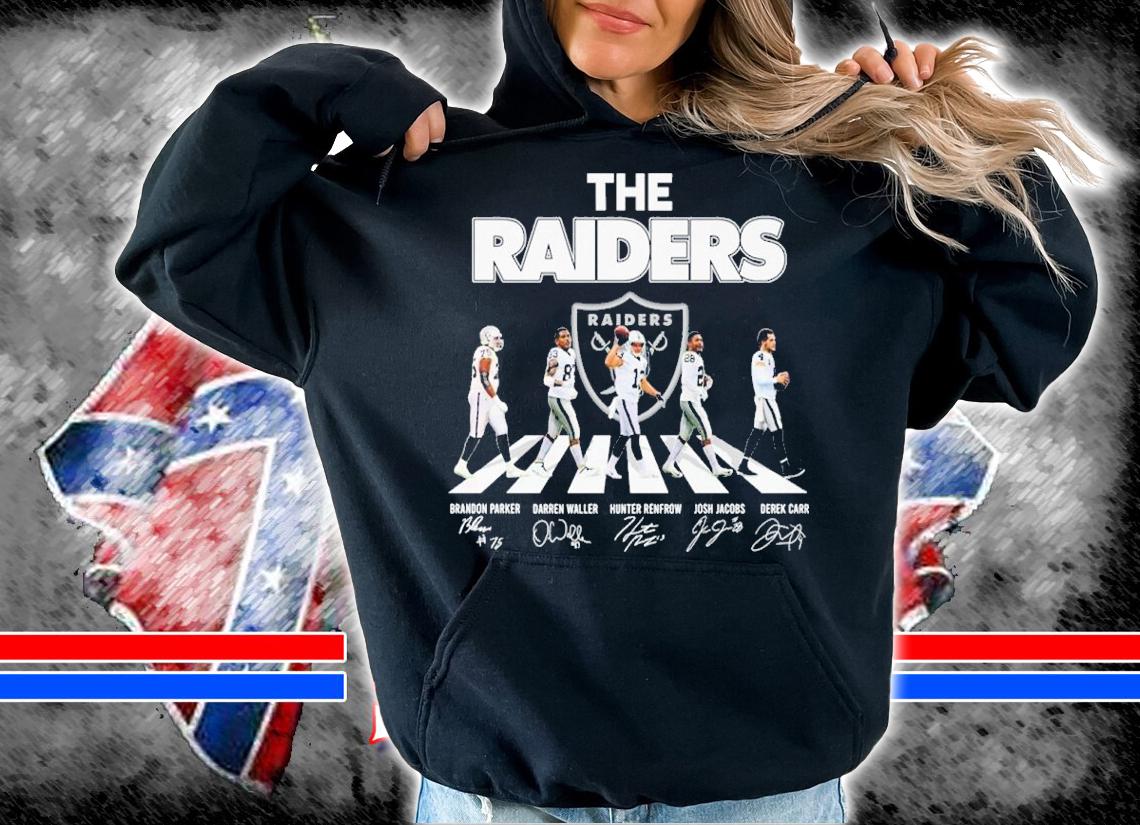 The Raiders Abbey Road Signatures Shirt t-shirt hoodie