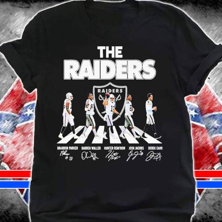 The Raiders Abbey Road Signatures Shirt t-shirt shirt