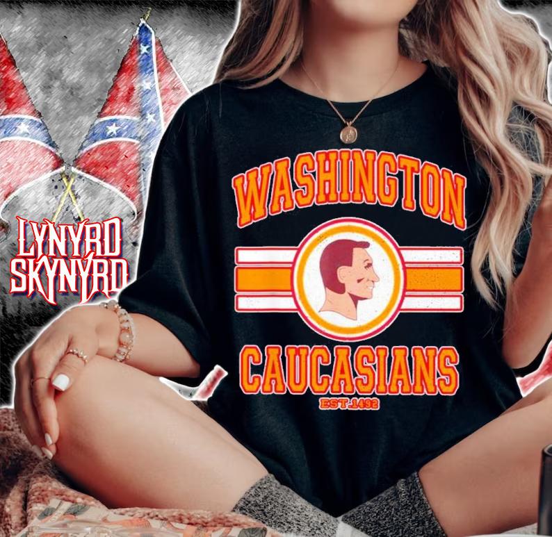 Washington Caucasians Football EST 1492 Shirt t-shirt