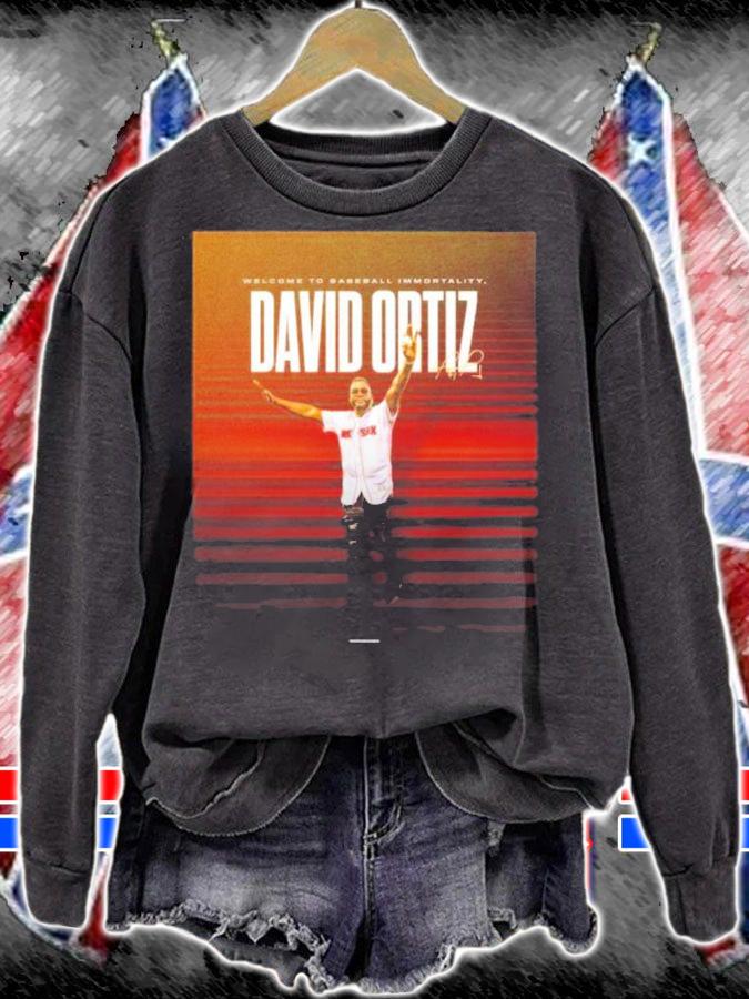 Welcome To Baseball Immortality David Ortiz Signature Shirt t-shirt