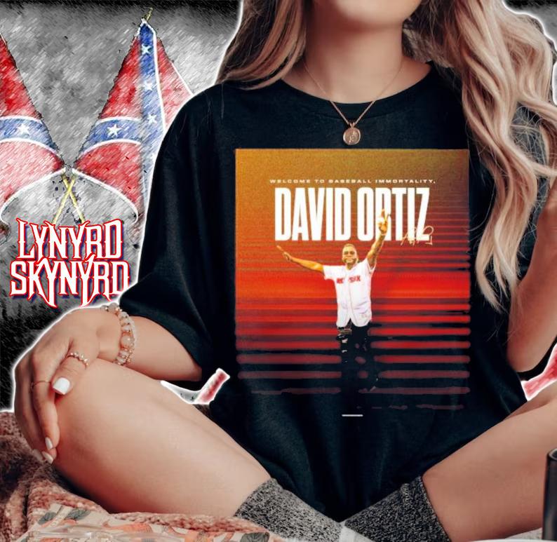 Welcome To Baseball Immortality David Ortiz Signature Shirt t-shirt