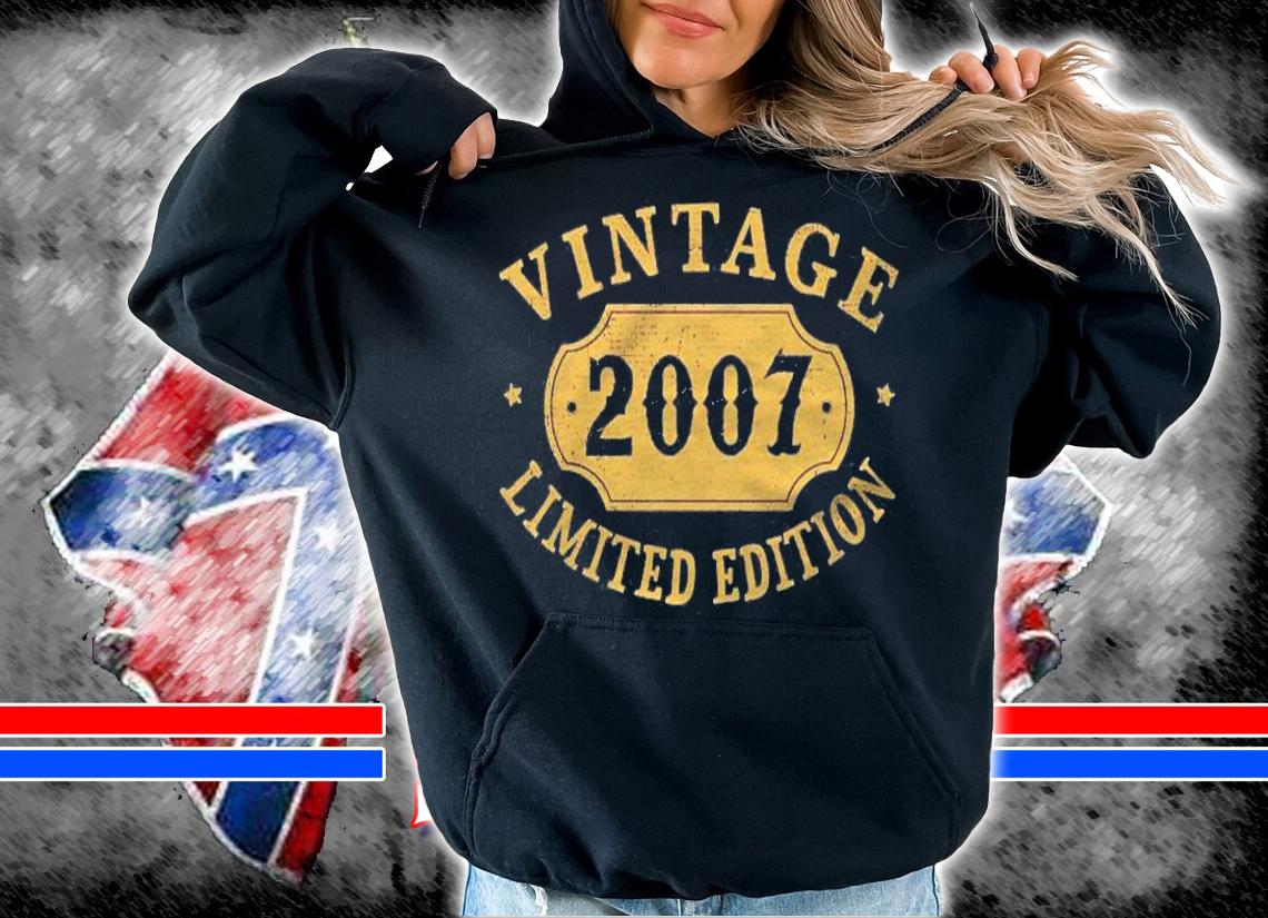 14 Years Old 14Th Birthday Anniversary Gift Limited 2007 Ver2 shirt t-shirt