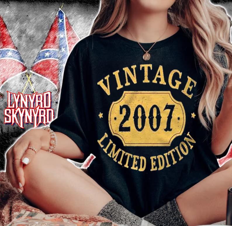 14 Years Old 14Th Birthday Anniversary Gift Limited 2007 Ver2 shirt t-shirt