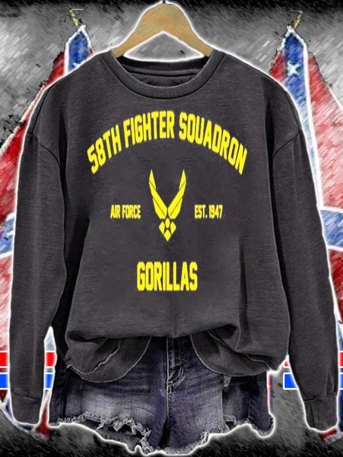 58Th Fighter Squadron Gorillas Air Force T-Shirt t-shirt sweatshirt