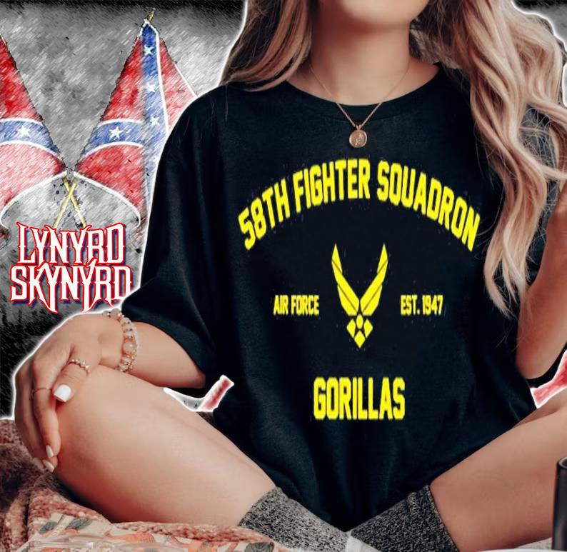 58Th Fighter Squadron Gorillas Air Force T-Shirt t-shirt woman shirt