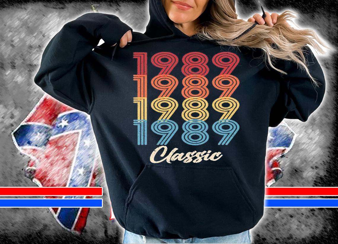 1989 Classic Vintage 1989 Gift Men Women Born Made T-Shirt t-shirt