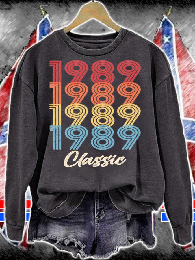 1989 Classic Vintage 1989 Gift Men Women Born Made T-Shirt t-shirt