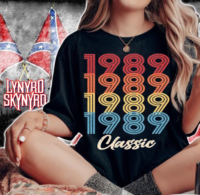 1989 Classic Vintage 1989 Gift Men Women Born Made T-Shirt t-shirt