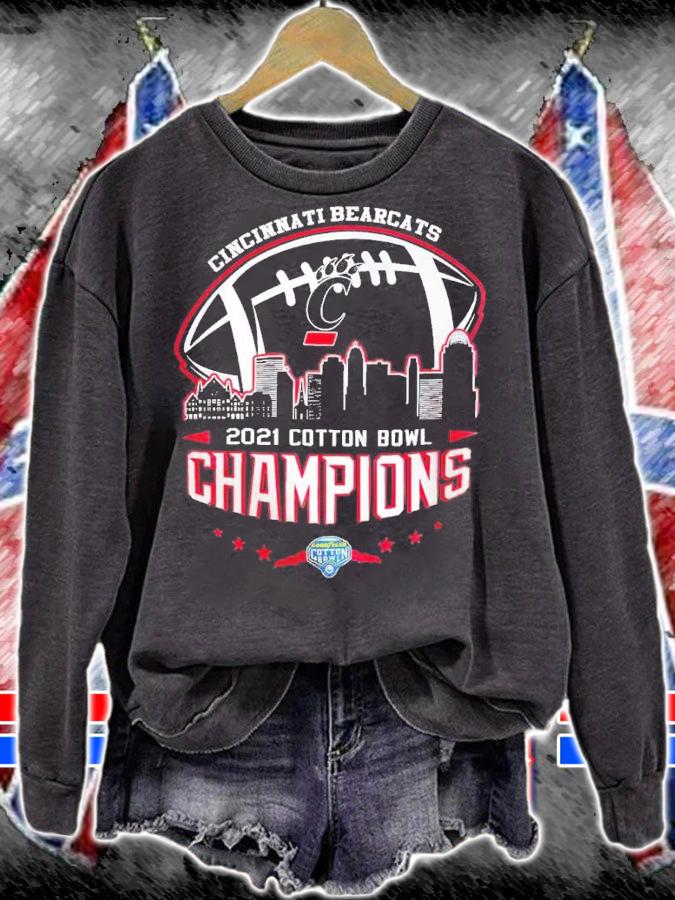 2021 Cotton Bowl Champions NCAA Graphic Cincinnati Bearcats shirt t-shirt sweatshirt