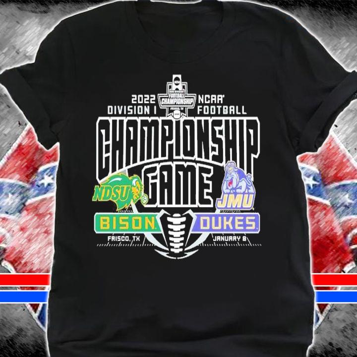2022 Division II NCAA Football Championship Game NDSU Bison Vs JMU Dukes Shirt t-shirt