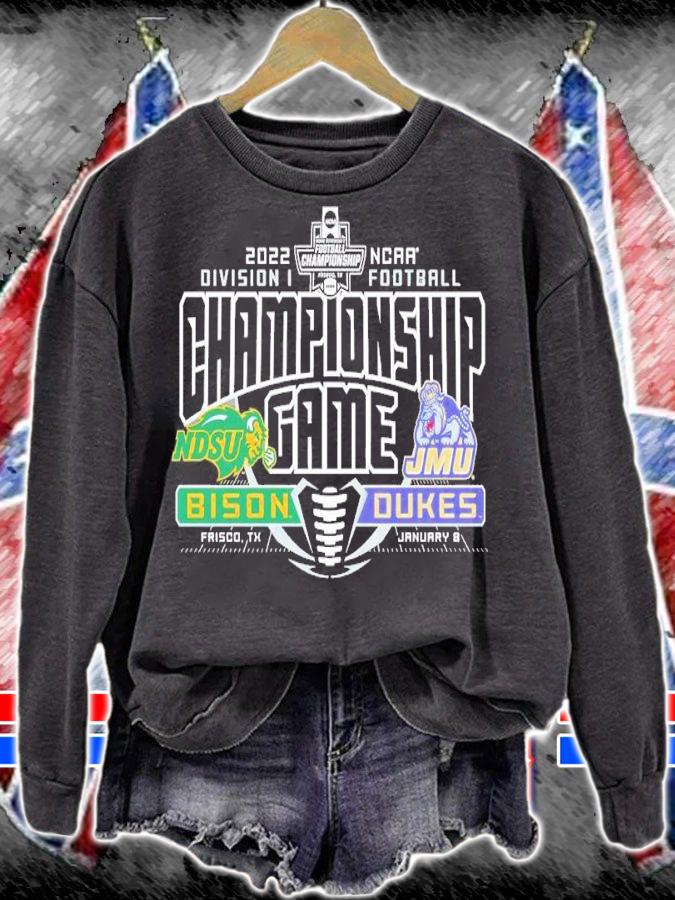 2022 Division II NCAA Football Championship Game NDSU Bison Vs JMU Dukes Shirt t-shirt