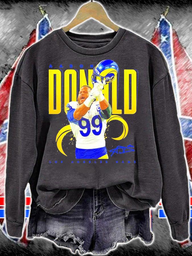 Aaron Donald Los Angeles Rams Basketball Signatures Shirt t-shirt sweatshirt