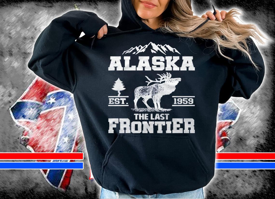 Alaska The Last Frontier Pure Nature Alaskan Deer Gift Shirt t-shirt