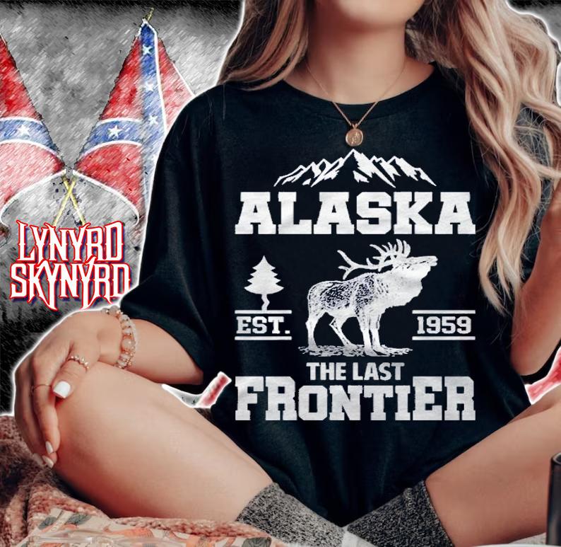 Alaska The Last Frontier Pure Nature Alaskan Deer Gift Shirt t-shirt