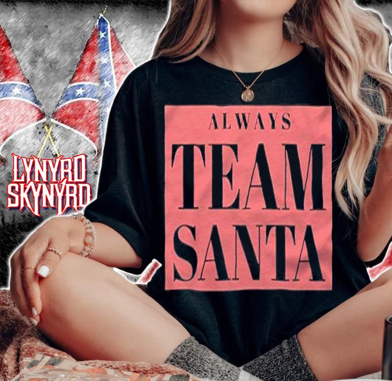 Always team Santa logo T-shirt t-shirt woman shirt