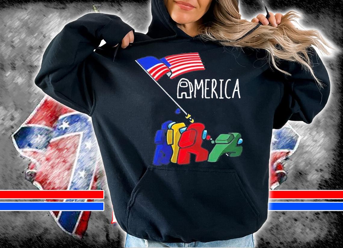 Among Us America T-Shirt t-shirt hoodie