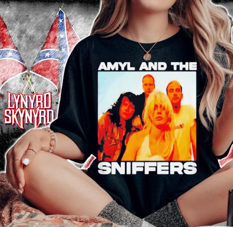 Amyl and the sniffers shirt t-shirt