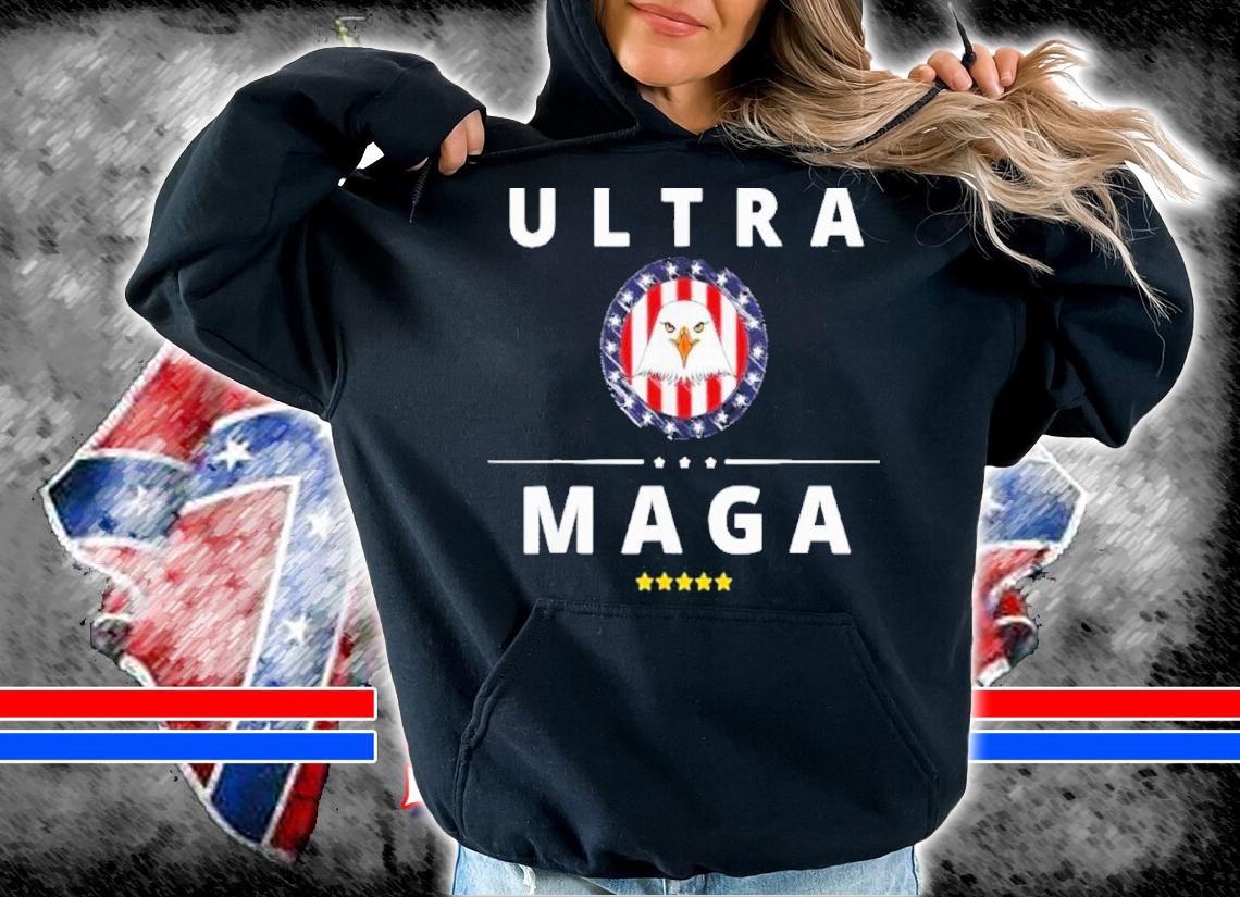 Anti Joe Biden Ultra Maga Pro Trump Support USA Flag Shirt t-shirt hoodie